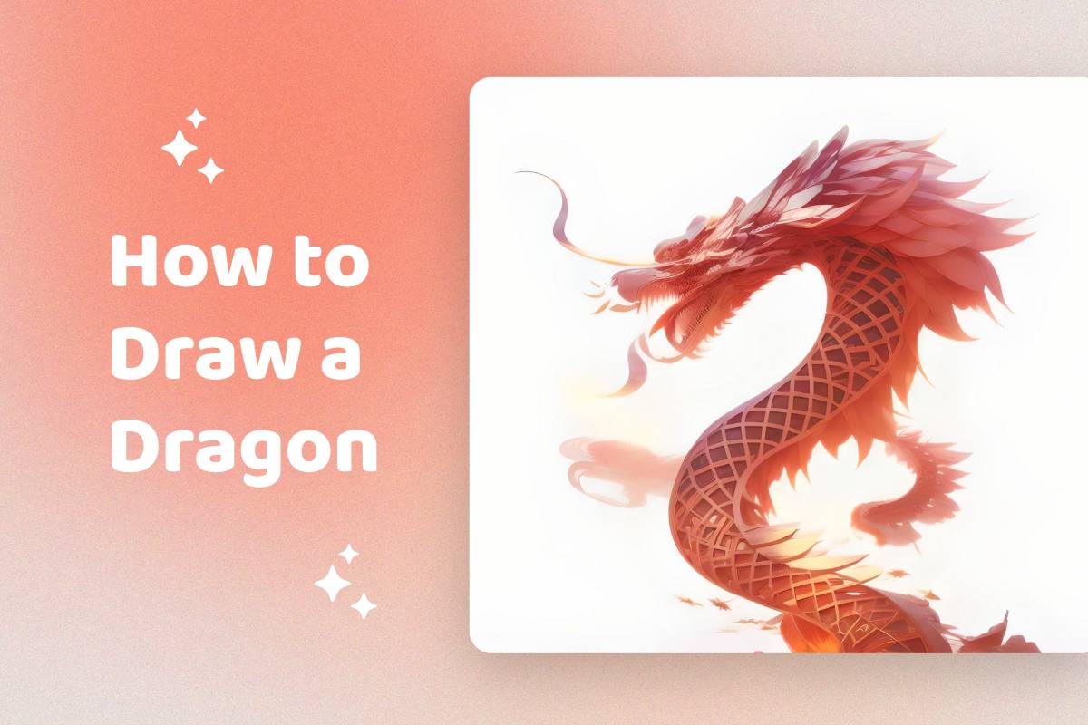 How to Draw a Dragon (Easy Tutorial) - Fotor Blog
