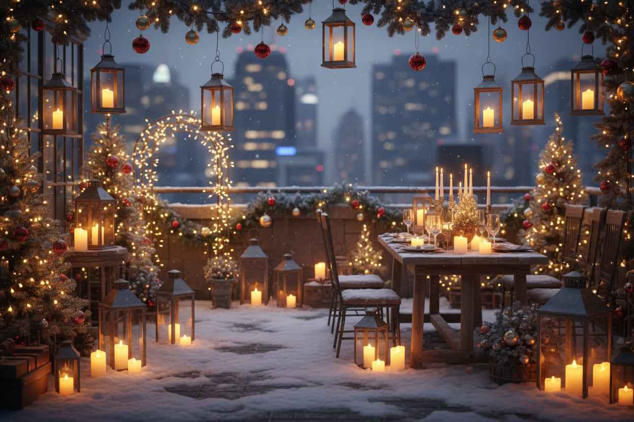 Lanternes et bougies LED