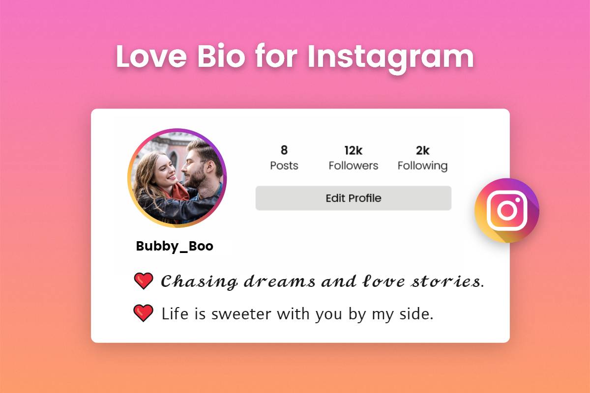 Love Bio for Instagram