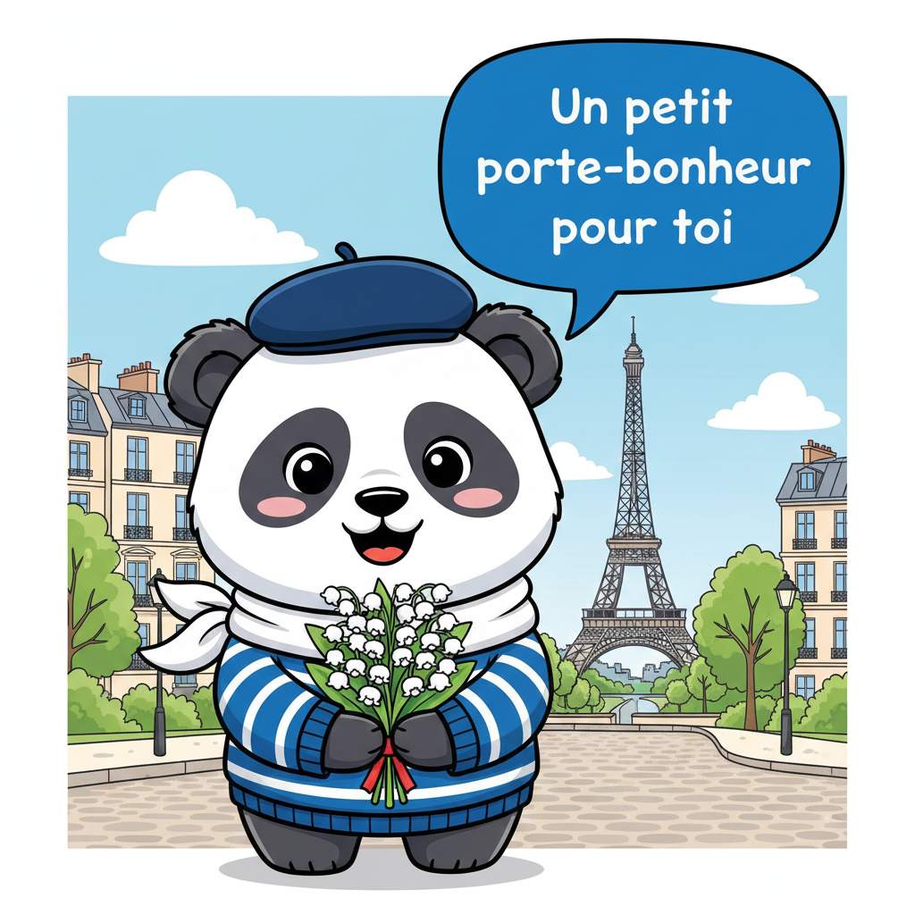 Mème muguet du 1er mai d'humour IA