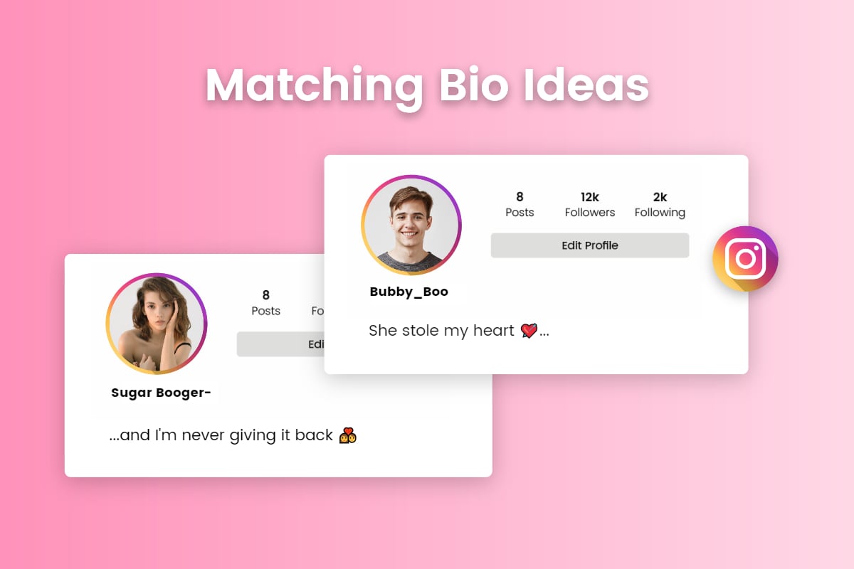 75+ Sweet Matching Bio Ideas for Couples for Instagram | Fotor
