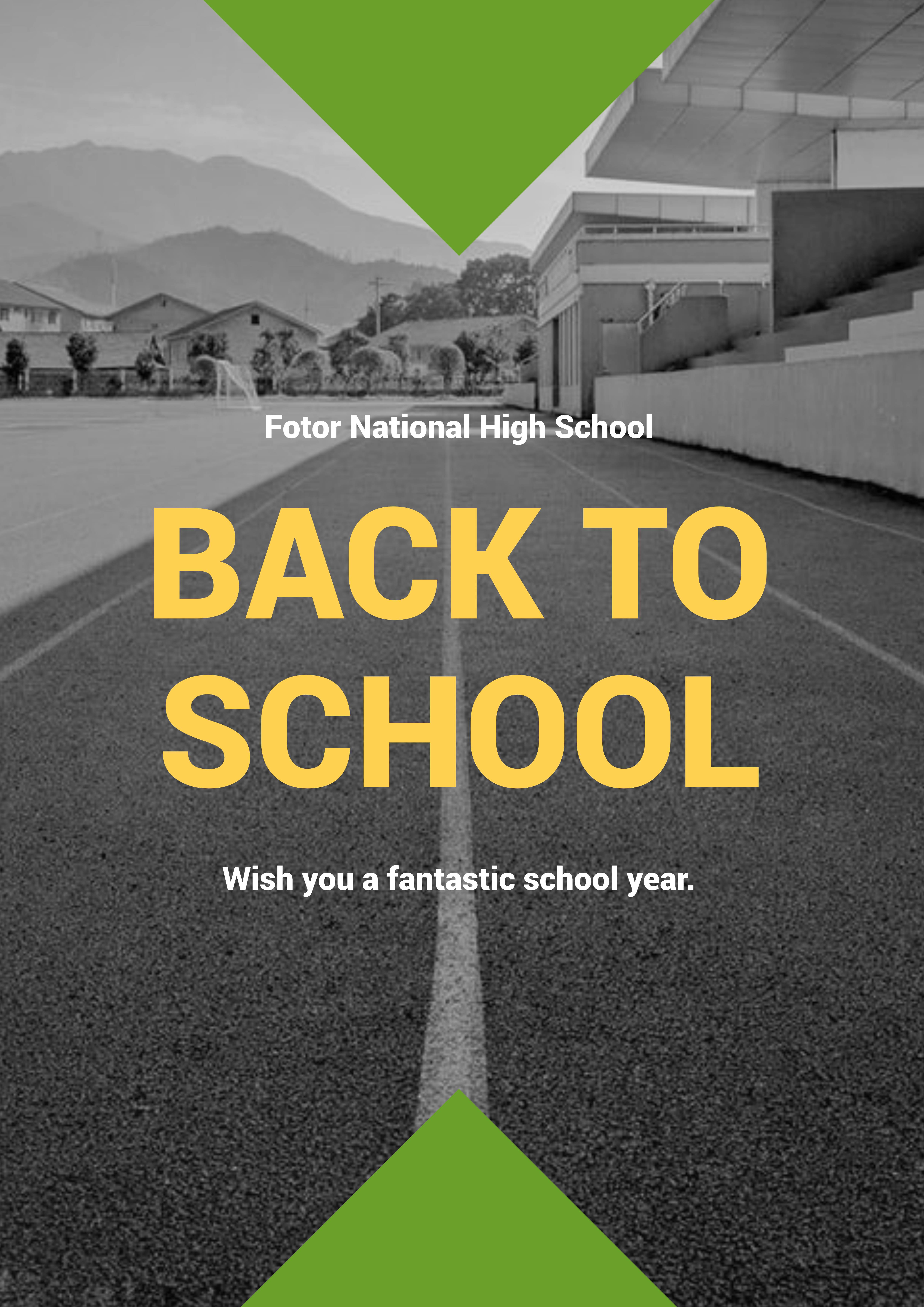 Modern Back To School template