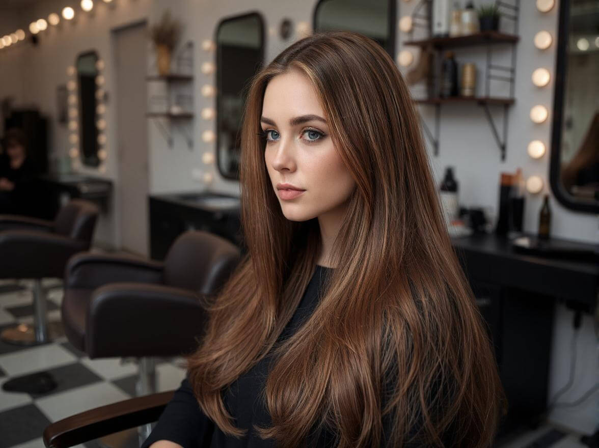 Muskatnuss mit langen Haaren