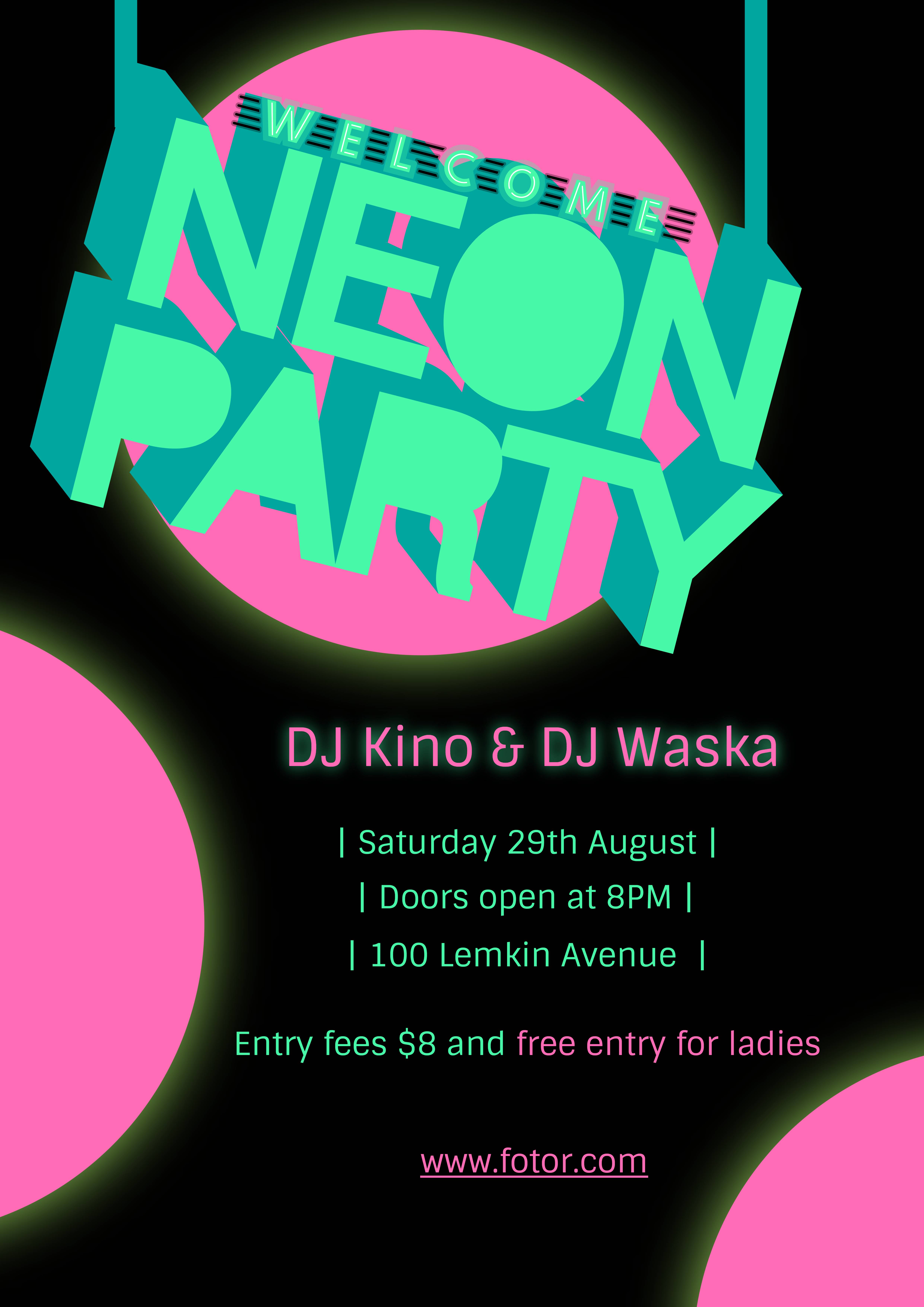 Neon Music Party
