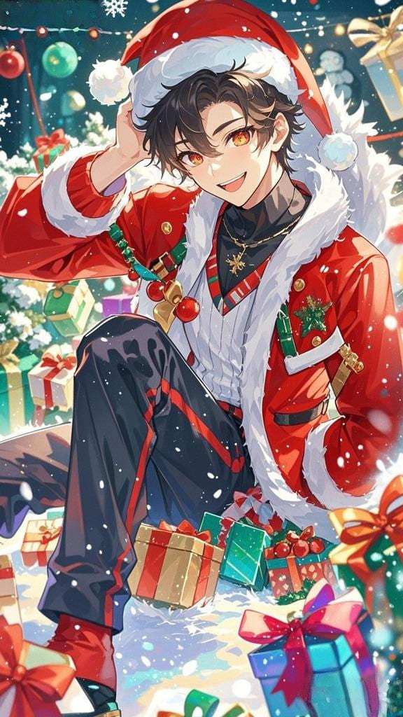 Personnage anime shonen de Noël