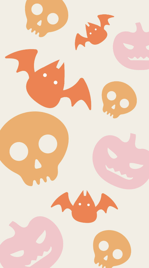 10 Cute Halloween Wallpaper Ideas for Phone & iPhone : Light Pink