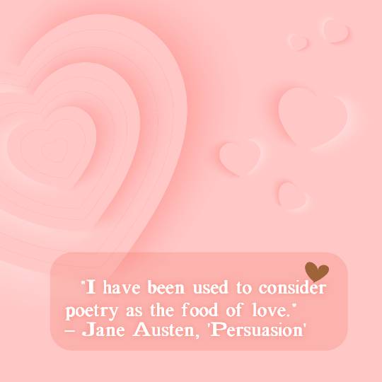 Pink Heart Minimal Happy Valentines Day Quote