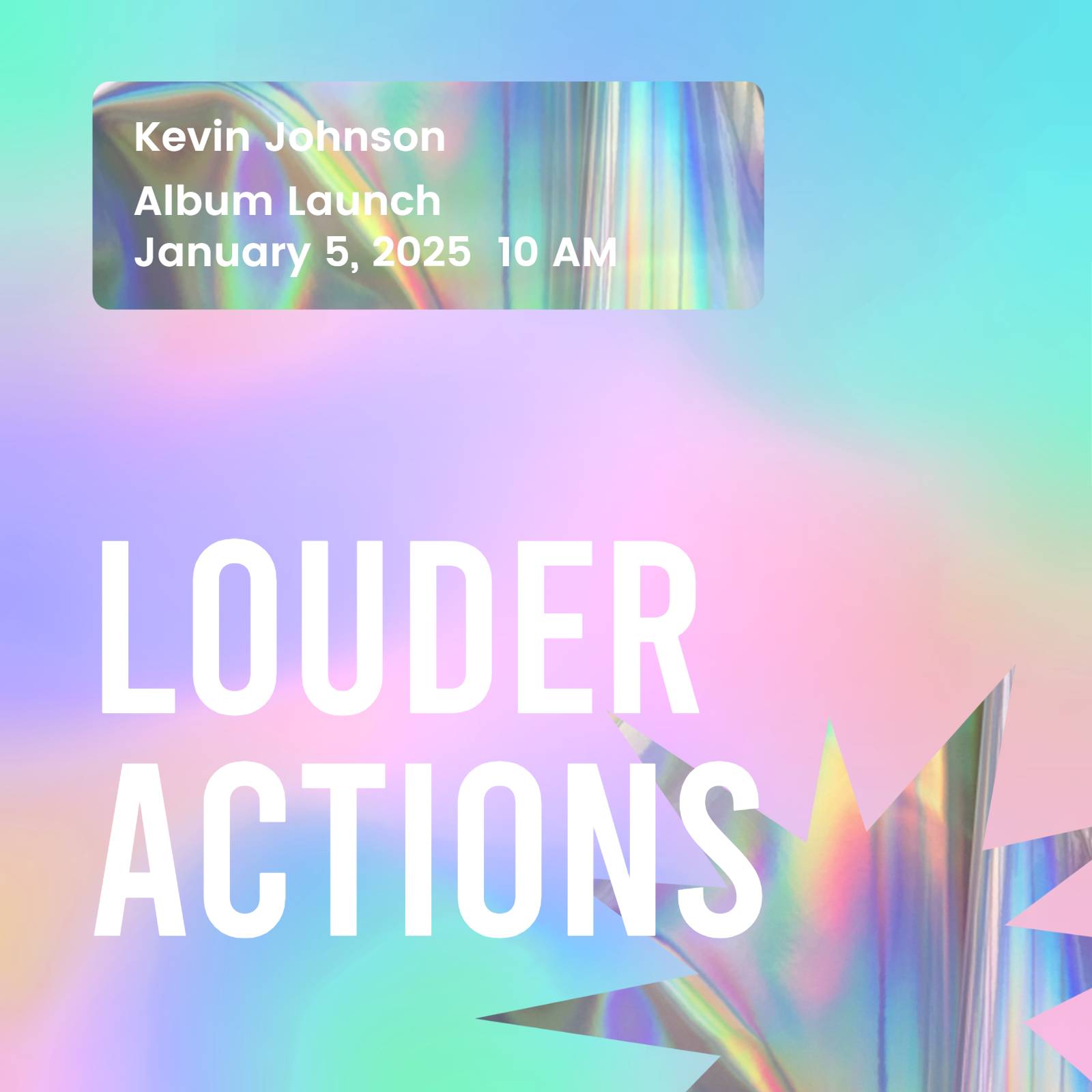 Pink Louder Actions Album Launch