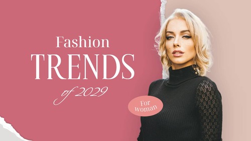 Pink Modern Woman Fashion Trends Banner Ad Design by Fotor