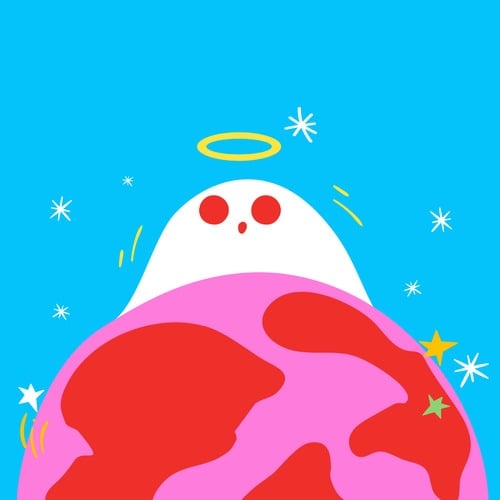 Pink and Blue Universe Aesthetic Cute Discord PFP