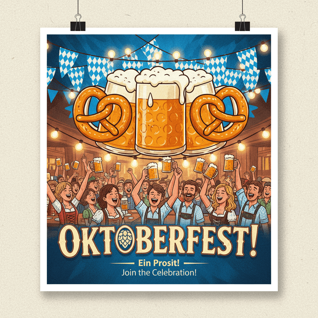 Oktoberfest mit Fotor KI Agent erstellen