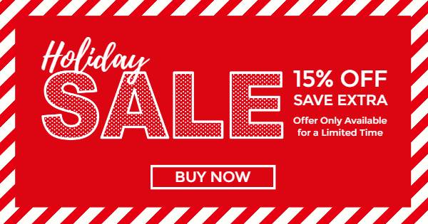 Red ChristmasSale Banner Ad by Fotor
