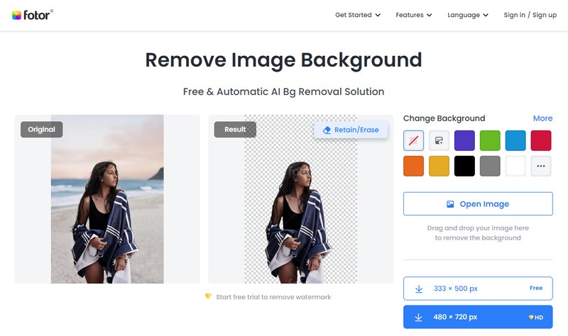 How to use background remover