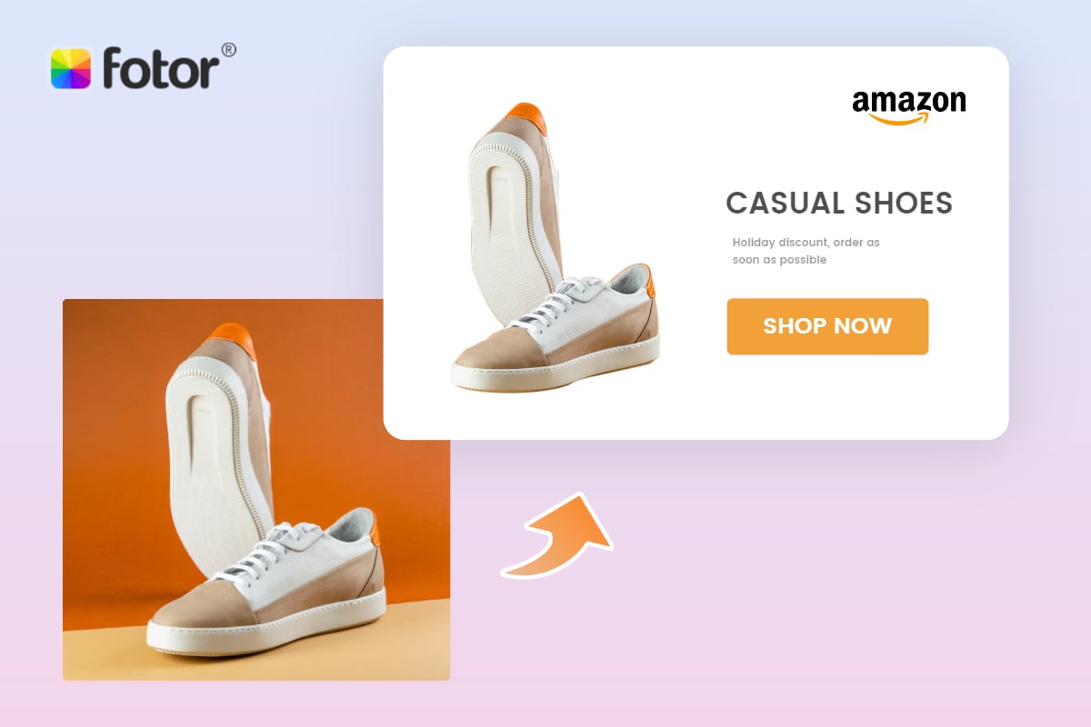 Remove the background of the shoes for e-commerce