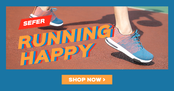 Running Shoe Online Ads template