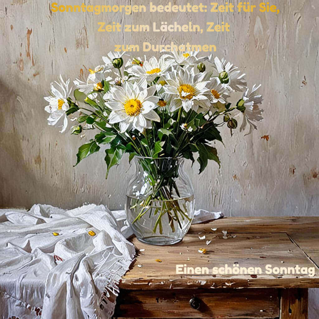 Schönen Sonntag im Ölgemälde-Stil