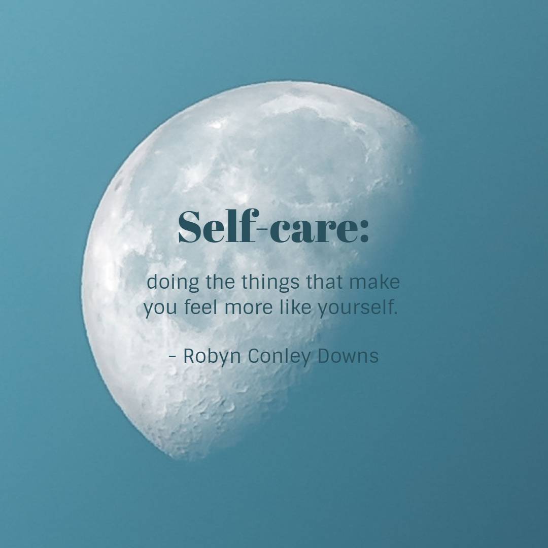 Simple Self-Care Quote instagram post template