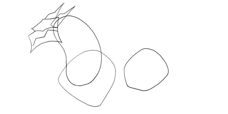 how to draw dragons, How to Draw a Dragon Head, Step by Step, Dragons, Draw a Dragon