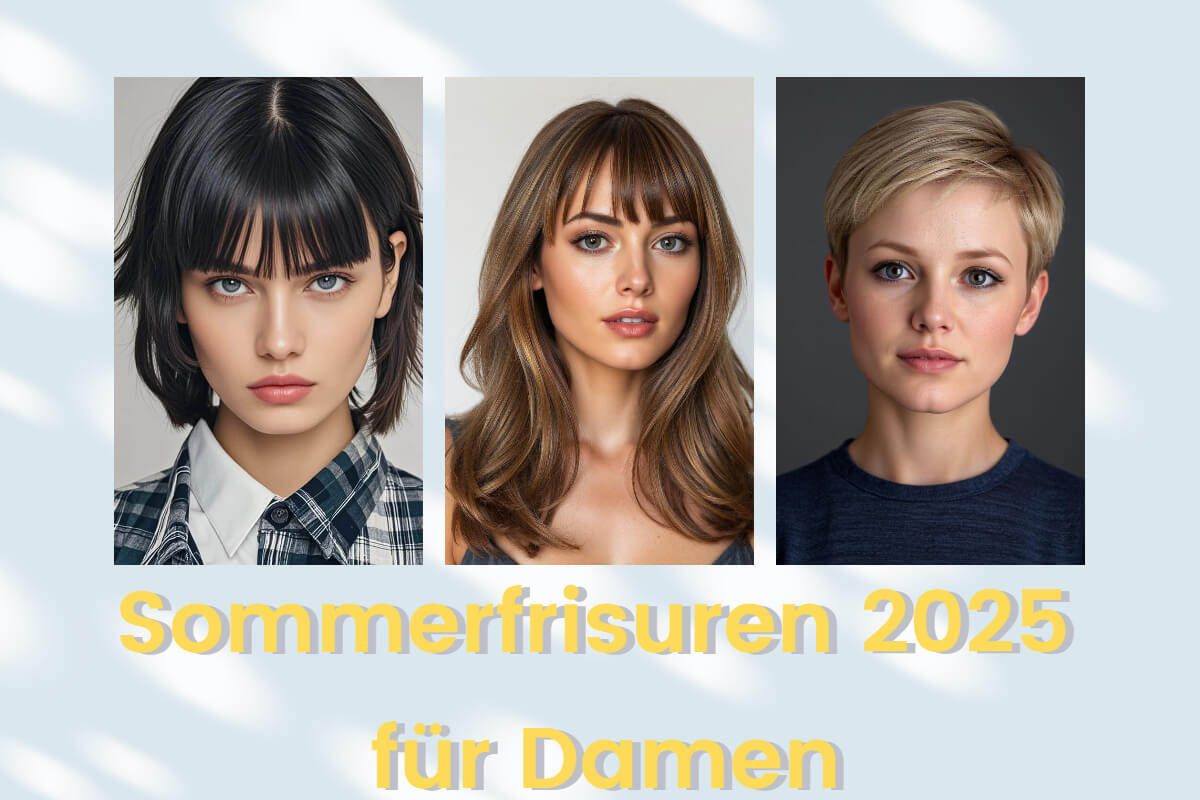 12 Sommerfrisuren für Damen 2025