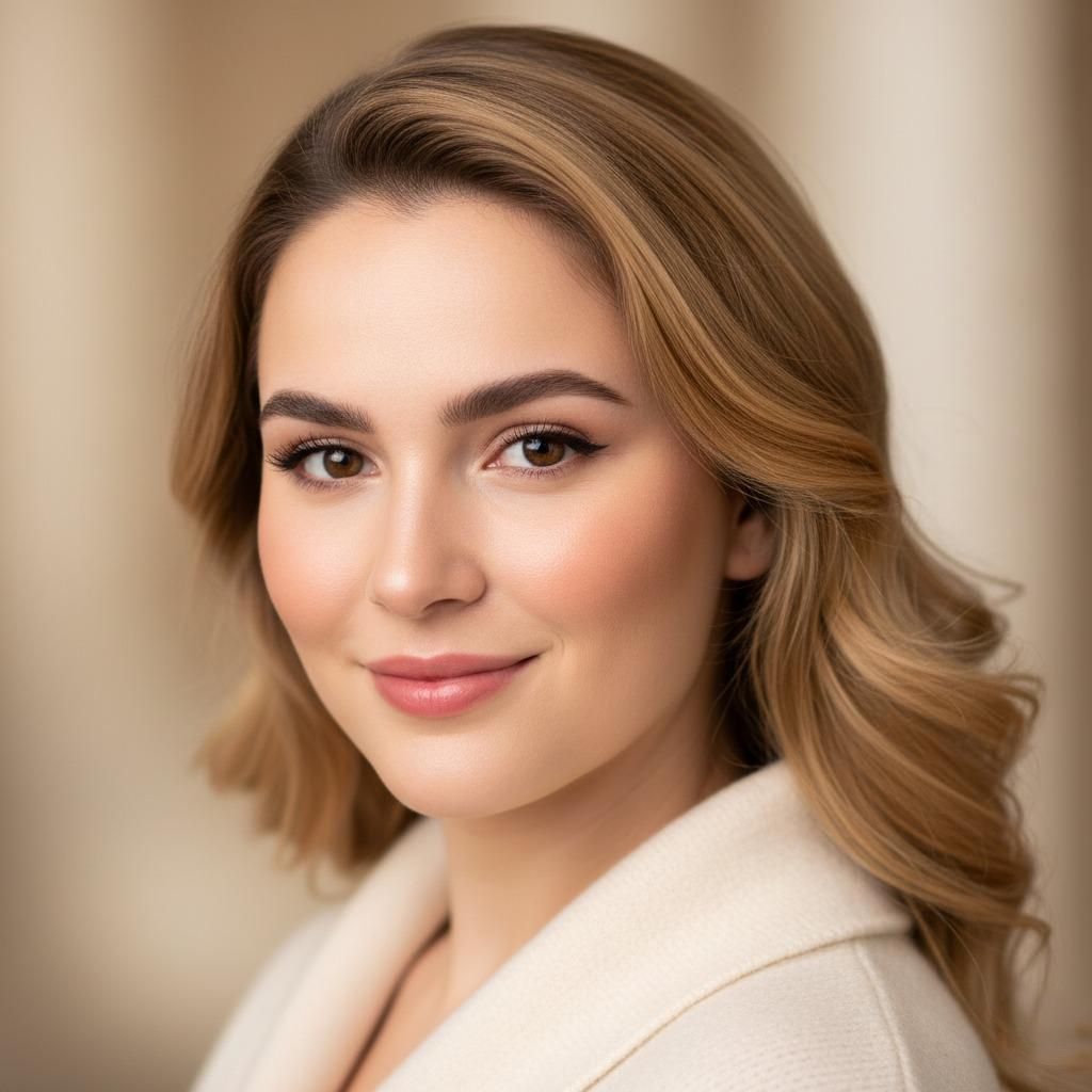 Sourcils arqués hauts pour femme avec visage rond