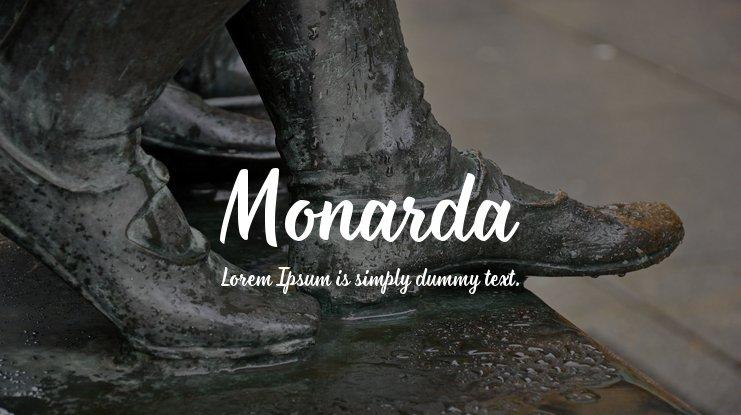 The font monarda