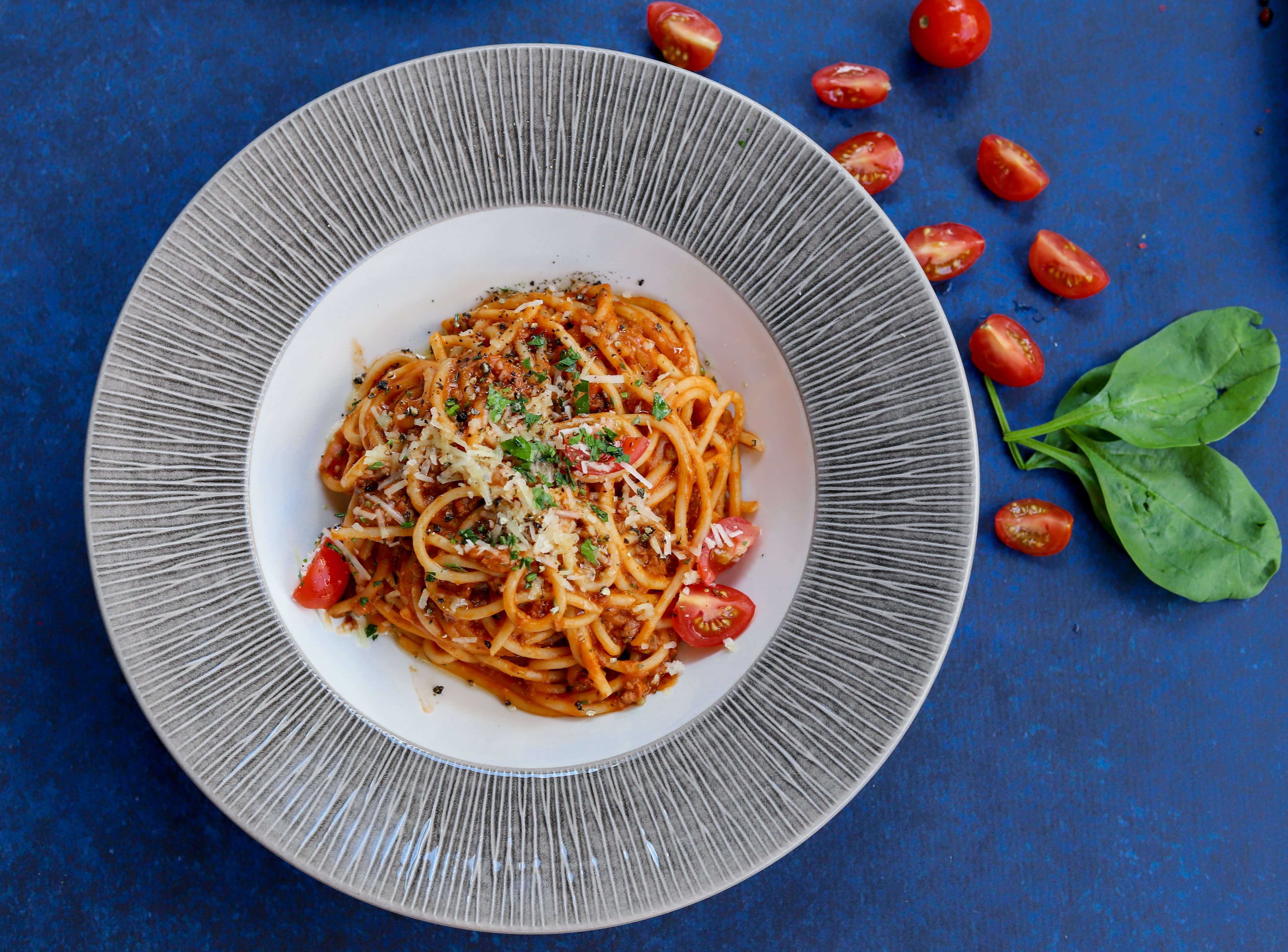 Tomato Pasta With Burrata