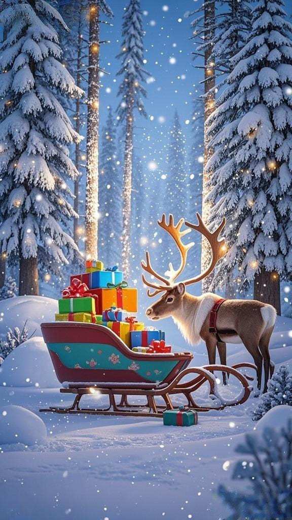 Traîneau du Papa Noël