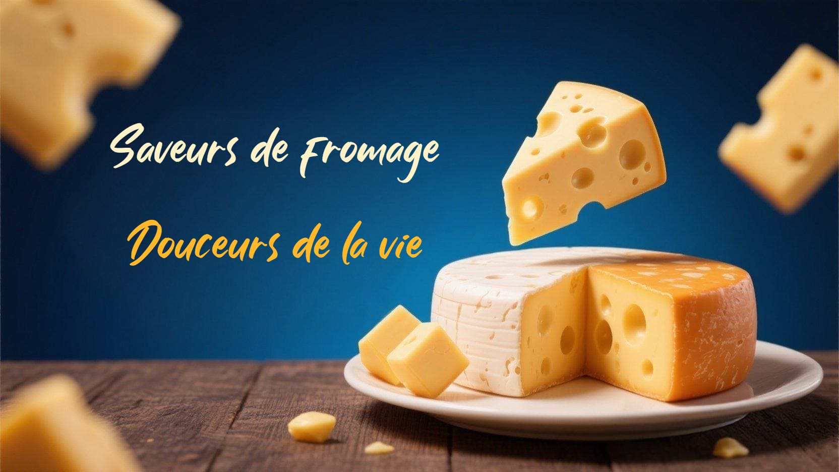 Une image d'une publicité de fromage avec un texte en écriture manuscrite Best Quotes