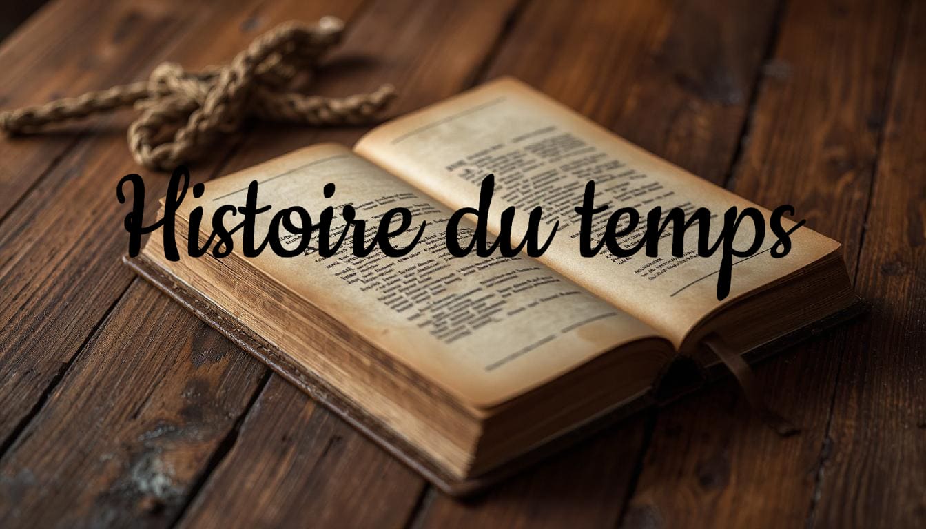 Une photo de la livre d'histoire avec un texte en police d'écriture en calligraphie Cookie