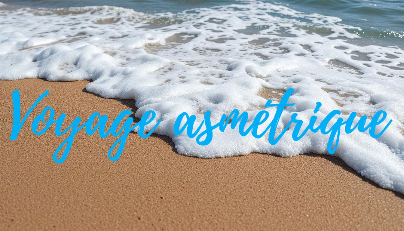 Une photo de la mer avec un texte en police d'écriture manuscrite Playlist