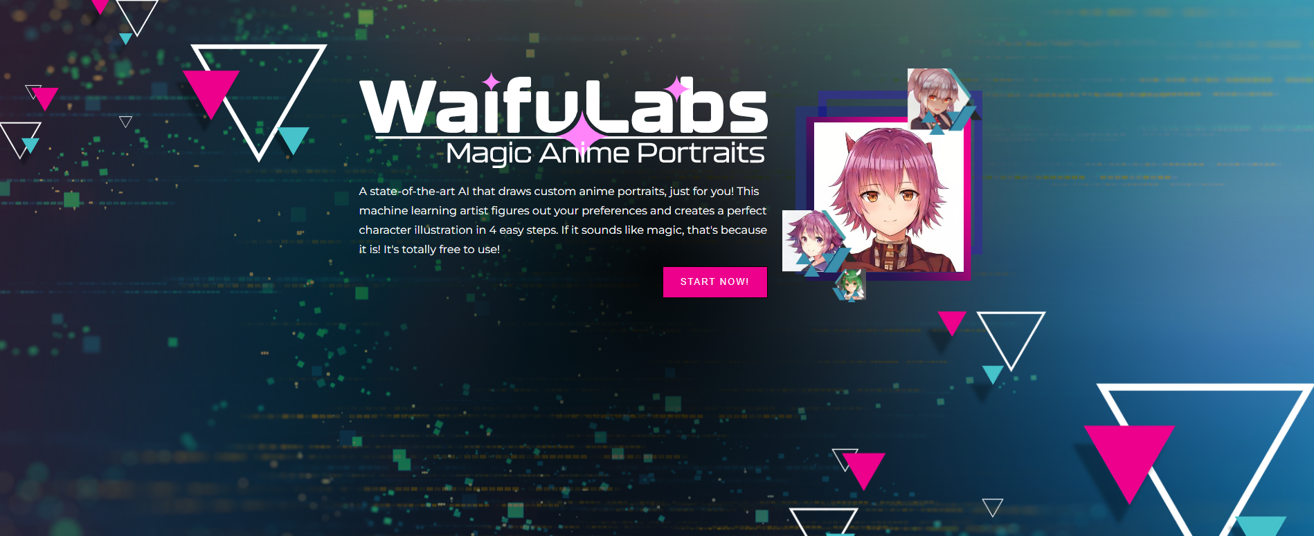 MakeGirlsMoe - Create Anime Characters with A.I.!