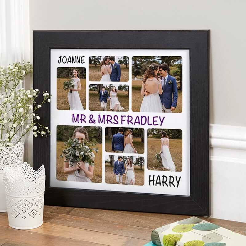 Wedding photo collage ideas