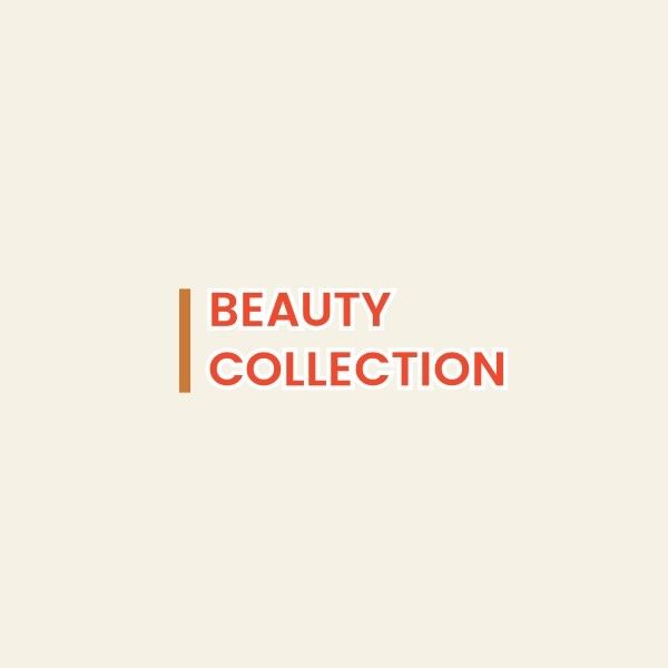 White Beauty Collection Logo Template