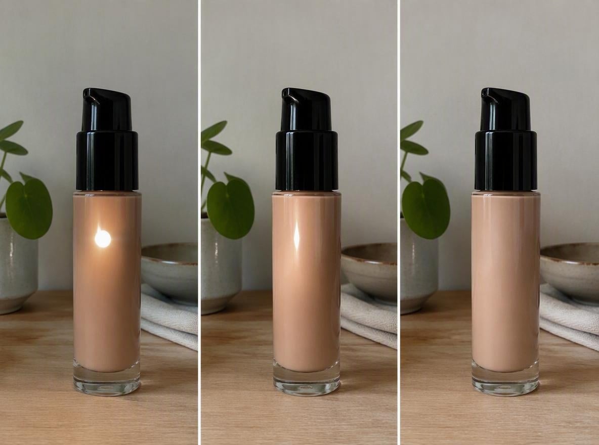 a comparsion showing the difference of product shooting