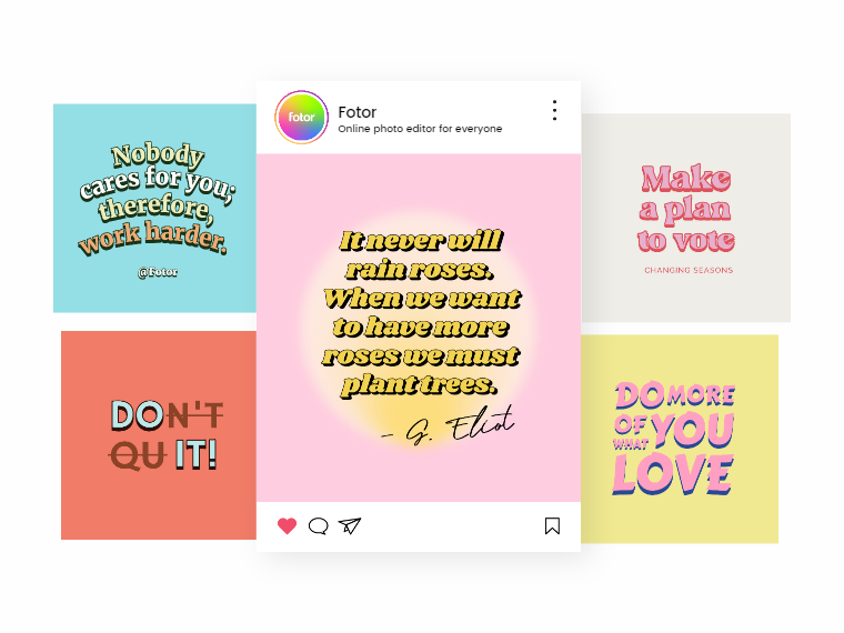 instagram colorful quotes