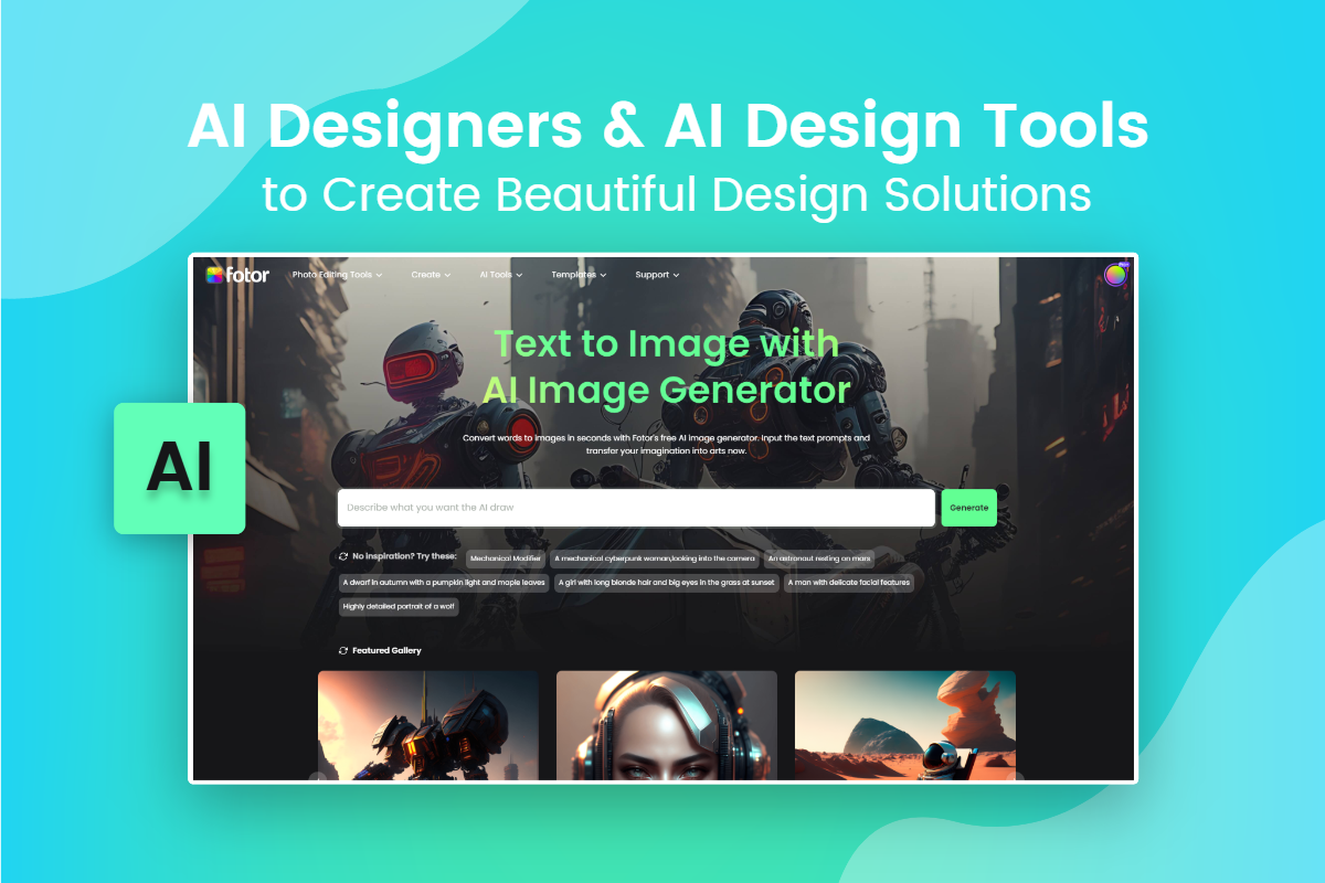 ai designer tools banner