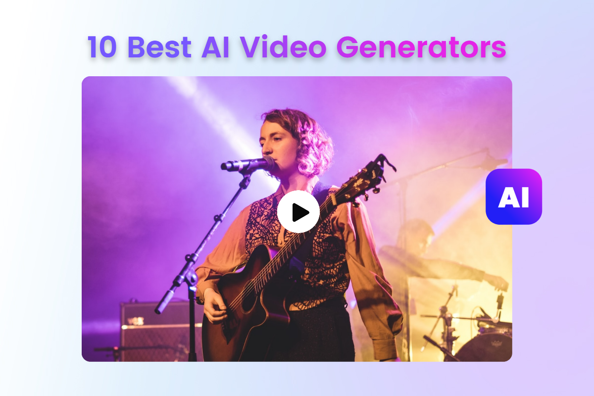 ai image generator creat a girl palying guitar and sing