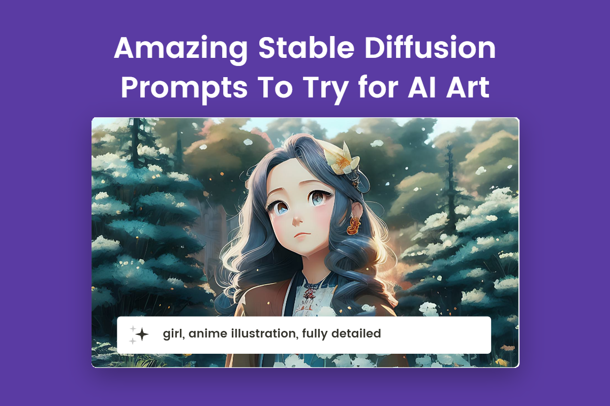 an ai-generated image with a prompt and tittled amazing stable diffusion prompts to try for ai art