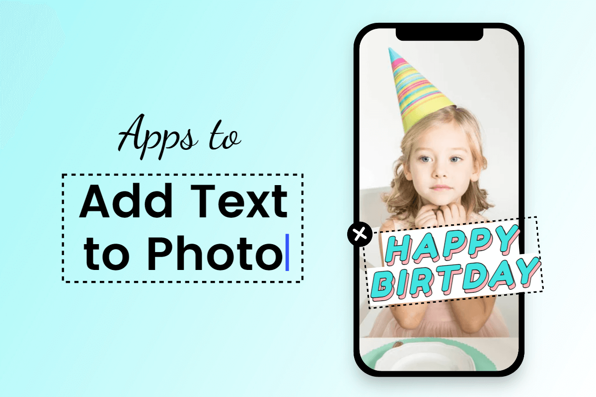 Use 12 apps to add text to photo
