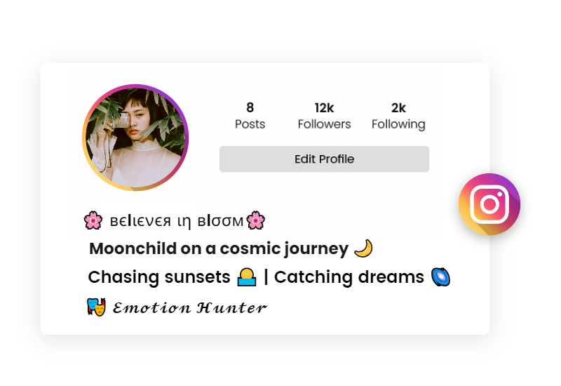 a gloomy female photographer