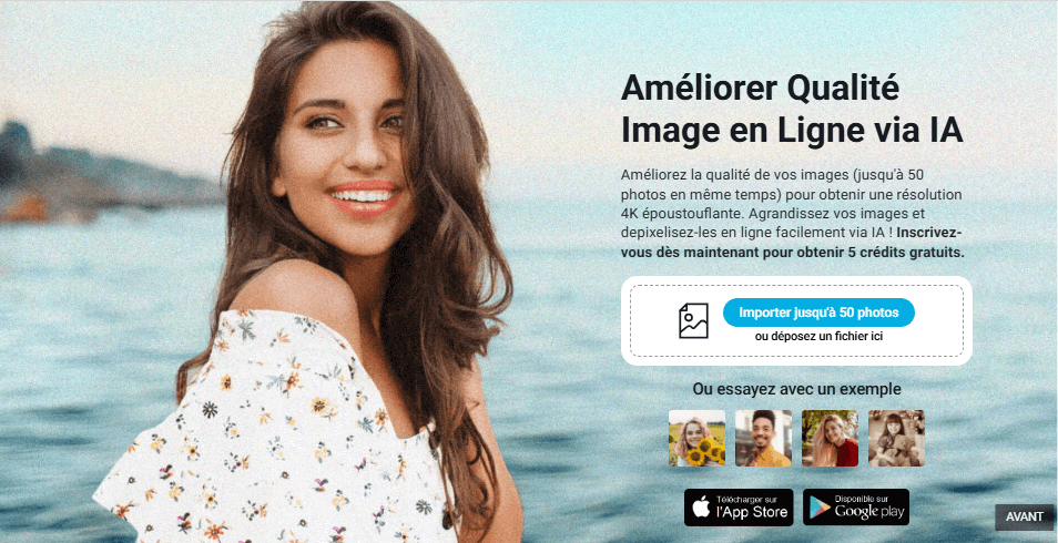 augmenter les pixels de photo en ligne avec youcam editeur photo en ligne