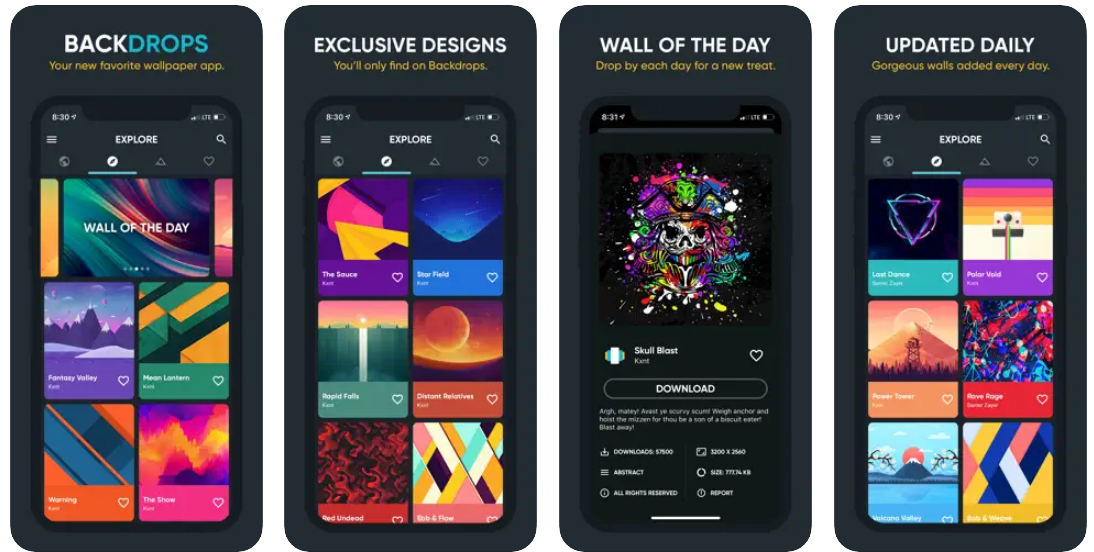 Wallpaper App Ui At Milla Gadsdon Blog