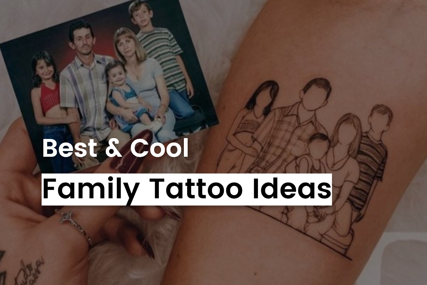 banner of best family tattoo ideas with a family member picture
