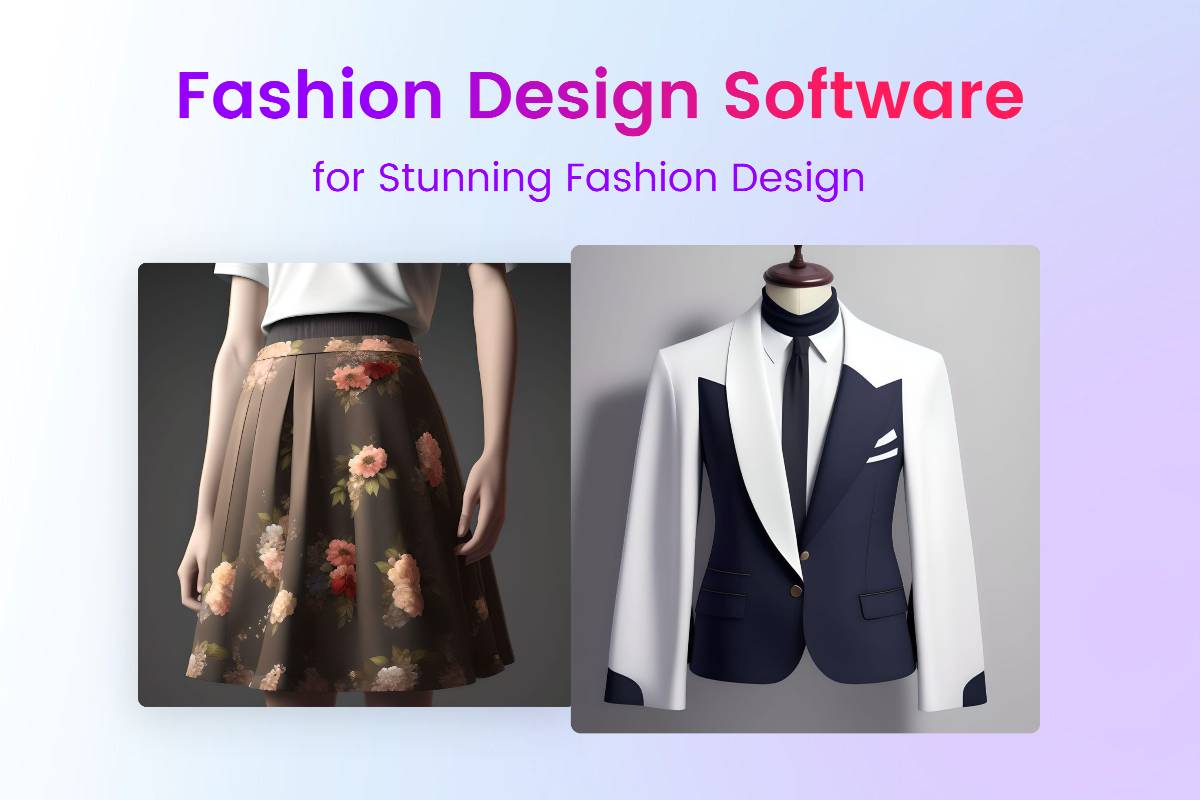 two ai generated fashion design drawings