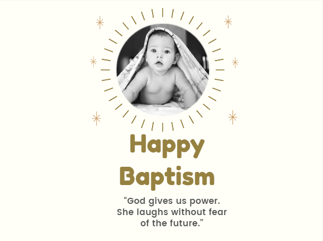 baptism quotes template