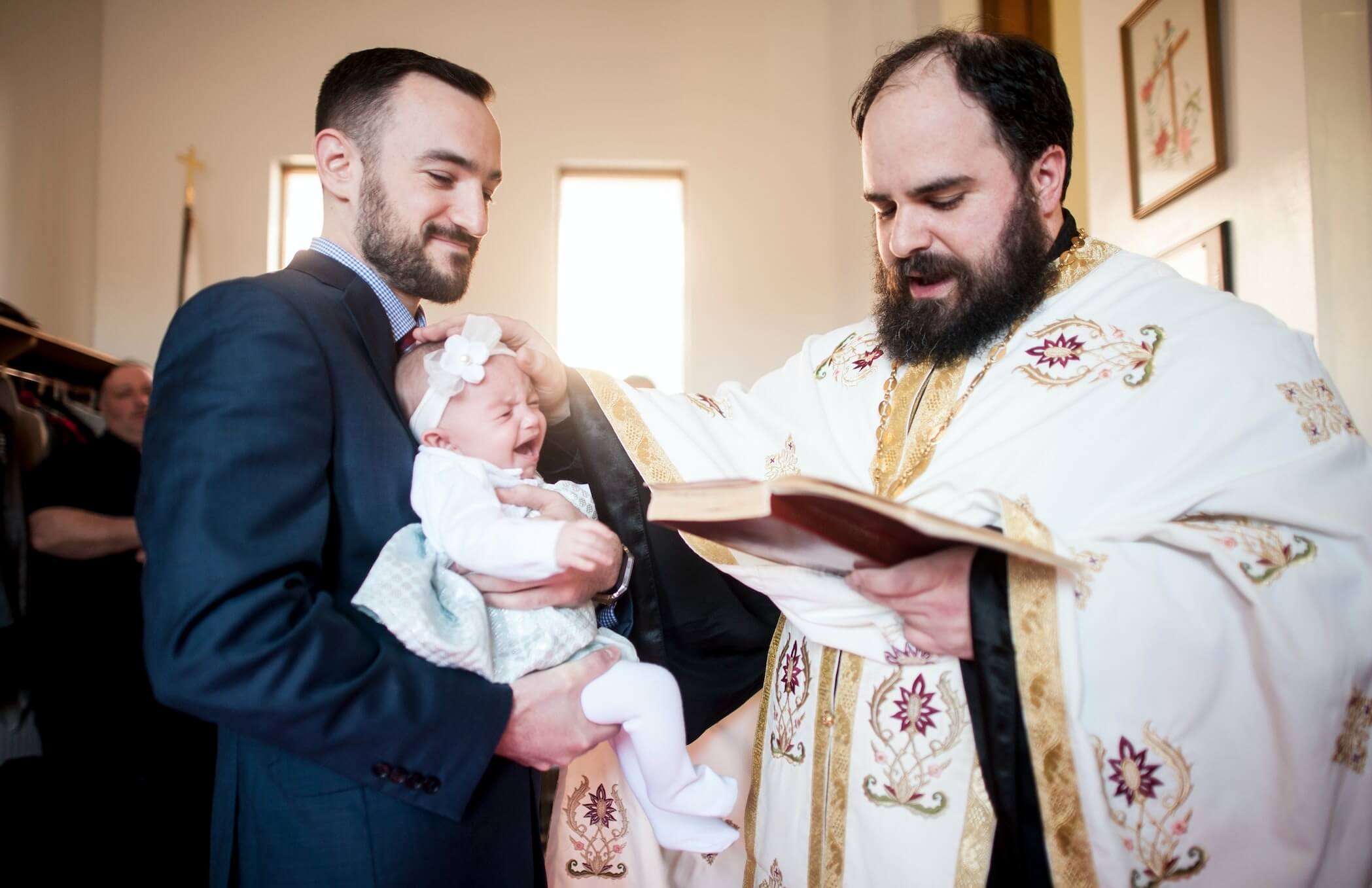 baptize to a baby
