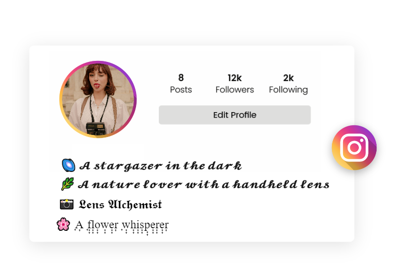 a beautiful photographer girl making face