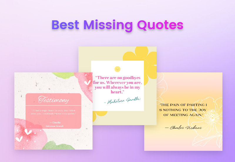 50 Best Missing Quotes Say I Miss You To Express Longing Fotor