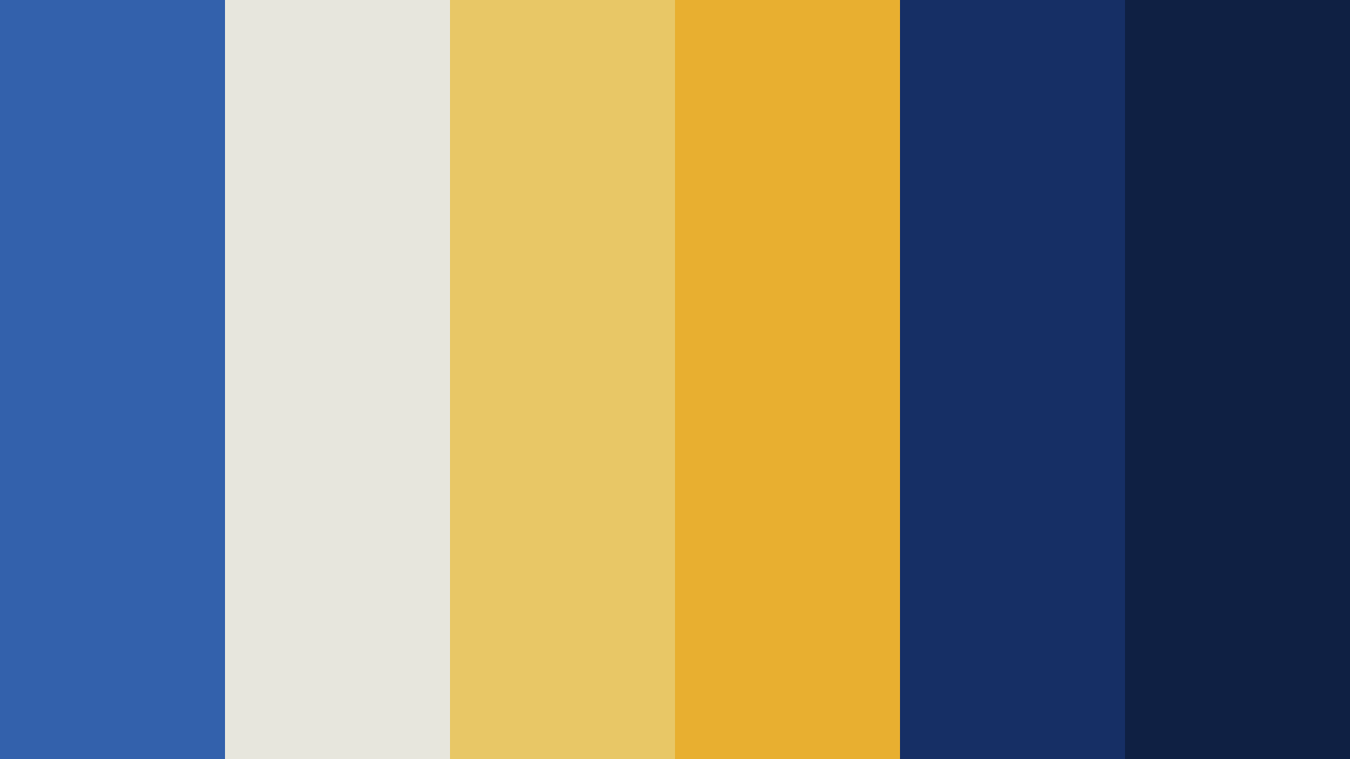 yellow blue color palette