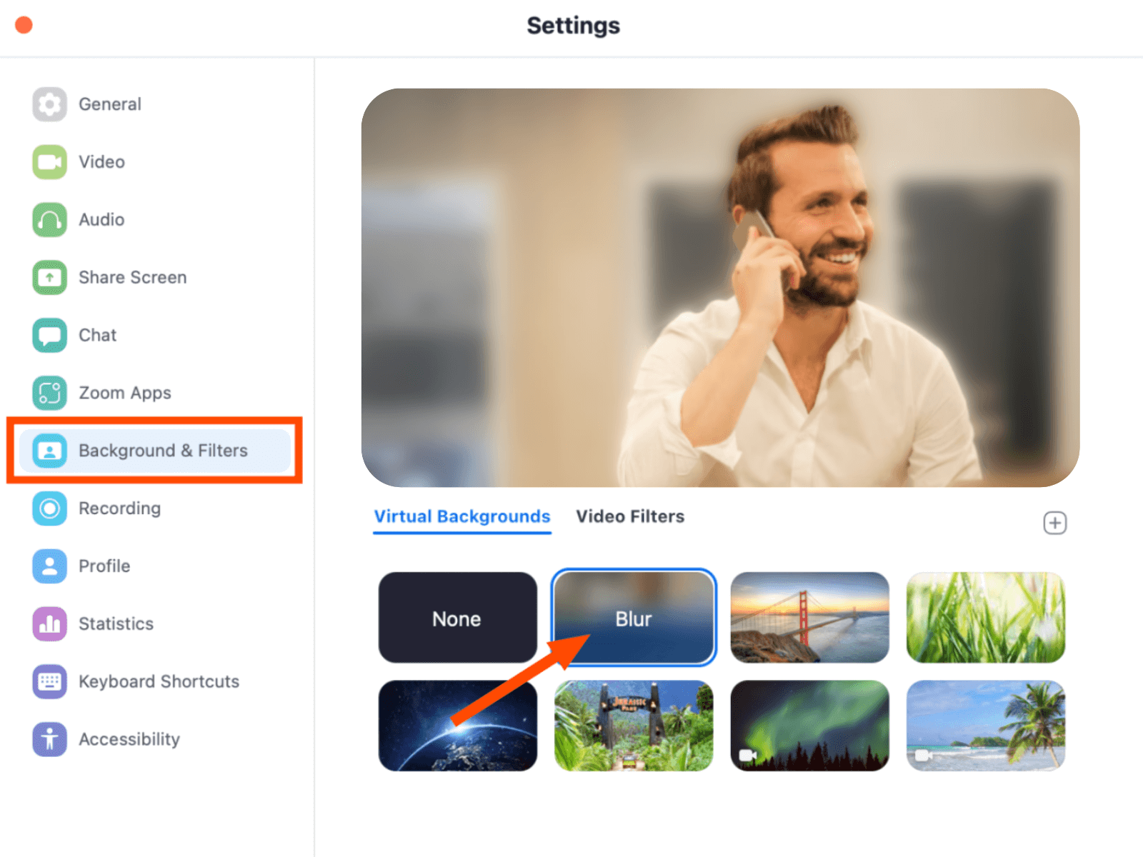 How To Blur Background In Zoom Preserve Privacy In Meetings